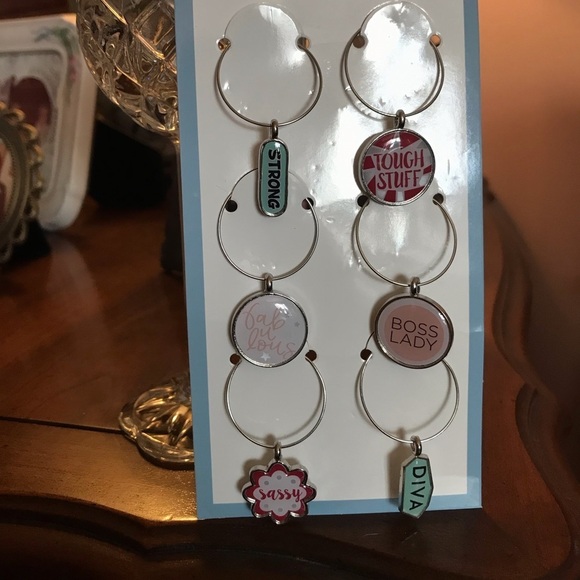 FEMALE INSPIRATION WINE CHARMS (NWOT) - Picture 2 of 2